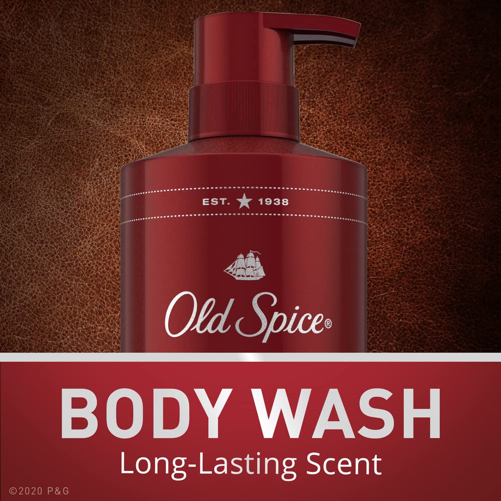 Old Spice Body Wash for Men, Aluminum Free, Sea Spray Cologne Scent, 16.9 Fl Ounce, Pack of 4
