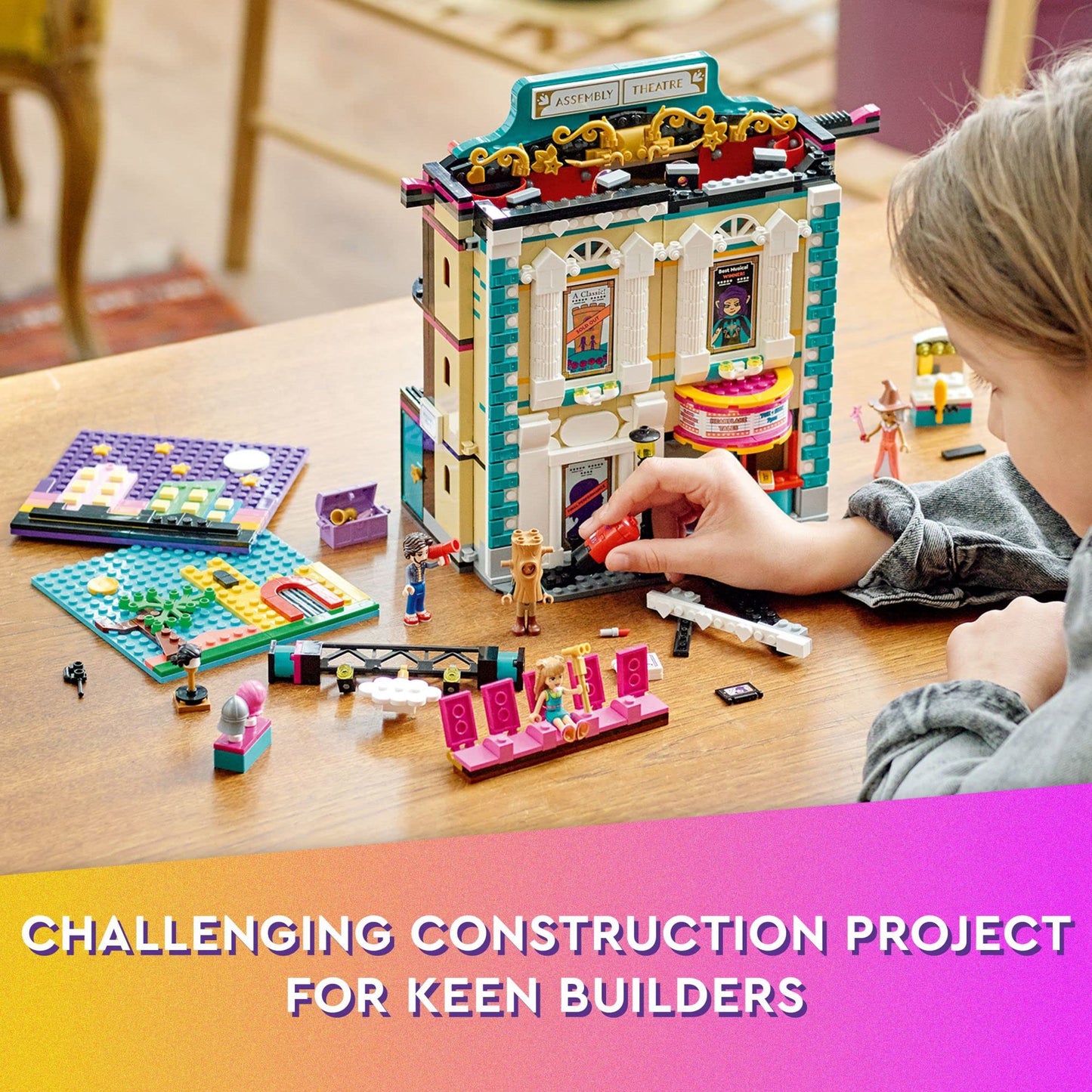 LEGO Friends Andrea’s Theater School 41714 Building Toy Set for Kids, Girls, and Boys Ages 8+ (1,154 Pieces)